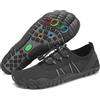SAGUARO Scarpe Scoglio Uomo Donna Asciugatura Rapida Scarpette da Mare Traspiranti Spiaggia Scarpe da Mare per Acqua Immersione Nuoto Surf Vela Canottaggio Nautica Nero Ricco,Gr.41