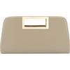 VASCHY SAC Clutch, Pochette Donna Pelle Pochette da Borsa Elegante Borsa Tracolla Donna Moda Piccolo Borsetta Donna Pochette e Clutch Matrimonio Khaki