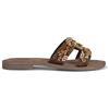 Alma En Pena Sandalo da donna piatto con strass. V23BL2005 INDI BROWN, marrone, 37 EU