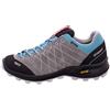Grisport Scarpe basse outdoor in vera pelle, con lacci Tundra Vesuvio, antracite/turchese, grigio., 44 EU