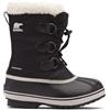 Sorel Yoot Pac Nylon WP, Stivali da Neve Impermeabili Unisex - Bambini e ragazzi, Nero (Black 111), 28 EU