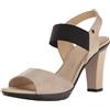 Geox D Jadalis A - Sandali con Zeppa Donna, Beige (LT TAUPEC6738), 36 EU