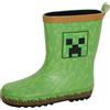 MINECRAFT Stivali di Gomma Ragazzi Stivali da Pioggia Gamer per Bambini Neri 32 EU Bambino