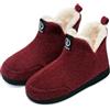 BUGUKI Pantofole Donna Invernali Uomo Pantofole Stivaletto Casa Peluche Calde Alte Collo Ciabatte Stivaletti Rosso 42 43