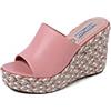 QUEEN HELENA Zatteroni Sandali Alti Zeppe con Fascia Platform Donna ZM9444A