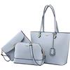 LOVEVOOK, Borsa a secchiello donna M, Blu (Pale Blue), M