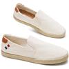 GLAMORA Scarpe Slip On Uomo in Tela, Mocassini Estivi Traspiranti Senza Lacci, Scarpe Casual Leggere con Elastici Laterali, Suola in Gomma Antiscivolo, Stile Corda