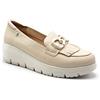 Stonefly 217317 Plume Nappa Humus Brown Mocassini Confort per Donna in Pelle Zeppa Alta (Taglia 39)