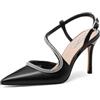 QUEEN HELENA Décolleté a Fascia Incrociata con Strass Scarpe a Punta Chiusa Eleganti Donna K3292