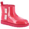 UGG - Stivaletti UGG Classic Clear Mini, da donna, alla caviglia, Rosa ibisco, 38 EU