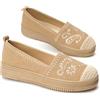 GLAMORA Mocassini Donna Espadrillas Ballerine Slip On Senza Lacci Leggeri Traspiranti Punta Rinforzata Ricamo Elastico Suola Antiscivolo Scarpe Basse Comode Estate