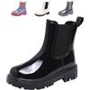 DRECAGE Stivali Gomma Donna Stivaletti Pioggia Donna Impermeabile Stivali Chelsea Comode Antiscivolo Giardinaggio Scarpe