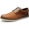 Bruno Marc Scarpe Eleganti Derby Stringate Uomo Vintage Elegante Basse Allacciare Nero,Size 41,Marrone,SBOX2213M-E