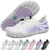 SAGUARO Scarpe Barefoot Minimaliste Donna Scarpette da Acqua Traspiranti Asciugatura Rapida Scarpe da Scoglio Antiscivolo per Bagno Spiaggia Yoga Surf, Viola Chiaro, 43 EU