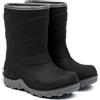 Mikk-line Stivali termici | Stivali invernali in gomma termica | Imbottiti | Impermeabili | Caldi e isolanti | Antivento | Stivali termici in gomma naturale | Ultra Caldi | Stivali da neve, Nero , 24