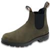 Blundstone 2442 Classic Series Chelsea - Stivaletti unisex per uomo e donna, con assorbimento degli urti e pelle nabuk resistente all'acqua, colore verde foresta, taglia 44 uomo / 44 US