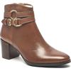 Cinzia Soft ZA003 Stivaletto Donna In Morbidissima Pelle Colore Cuoio. Tacco 7 Cm Ideale Per Ogni Occasione