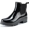 MGGMOKAY Stivali di Gomma da donna stivali da Pioggia impermeabili comodi Boots Antipioggia Moda Giardinaggio,Nero,40