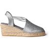 Toni Pons Turia - Espadrillas vegane con Zeppa da Donna realizzate in Tessuto di Seta e Cotone.