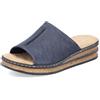Rieker Zoccoli Donna 62905, Numero:41 EU, Colore:Blu
