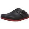 Birkenstock Donna Kay Leder Softfootbed Zoccoli, Nero, 44 EU