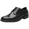 Bruno Marc Scarpe Oxford Eleganti Vintage Basse,Nero,39.5