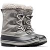 Sorel Yoot Pac Nylon WP, Stivali da Neve Impermeabili Unisex - Bambini e ragazzi, Grigio (Quarry/Dove 212), 36 EU