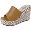 QUEEN HELENA Zatteroni Sandali Alti Zeppe con Fascia Platform Donna ZM9444A
