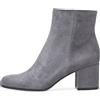 Yinghesheng Stivali da Donna Stivali Chelsea in Pelle Tacco a Blocchetto Stivaletti Satin Ankle Boots Cerniera Tronchetti Invernali Impermeabile Antiscivolo Outdoor Trekking Scarponi,Grigio,38 EU