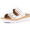 GRÜNLAND Moll - Sandalo Comfort Donna, Vera Pelle, Doppia Fibbia Regolabile, Chiusura a Strappo, Plantare Estraibile Dry-Soft in Lattice e Pelle, Suola Conforma, Tacco 4,5 Cm