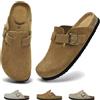 chetoria Zoccoli e Sabot Donna Pantofole Comodi Ciabatte 36-42EU | Antiscivolo, Ciabatte Chiusa con Plantare, Anatomico in Sughero, Scarpe da Giardino, Fibbia Regolabile, Indoor Outdoor
