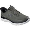 Skechers Summits Leyter Scarpe da ginnasticaUomo | Scarpe da ginnastica BBK, nere, con lacci elastici, lavabili in lavatrice, vegane, da uomo