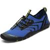 SAGUARO Scarpe da Scoglio per Uomo Donna Asciugatura Rapida Scarpette da Spiaggia Surf Traspirante Antiscivolo Scarpe Immersione, Piscine Blue 46