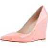 FQLGJMY Scarpe Mary Jane con Zeppa Tacco Basso Donna Tacco Fluttuante Finta Pelliccia Morbida o Pelle Slip-on con Fibbia Punta Chiusa a Forma Aguzza Carine Eleganti per Lavoro Ufficio Viaggi e Feste