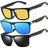 LEDING&BEST Occhiali da Sole da Uomo Donna Polarizzati UV400 Pesca e Guida