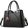 DORRISO Elegante Donna Borsa a Mano PU Pelle Moda Tote Borse Chic con Ciliegia Ciondolo Borsa a Tracolla per Viaggio Shopping Lavoro Quotidiano Vacanza Casuale Donna Borse a Spalla