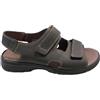 Florance by ROBERT A03310 Sandali da uomo in nabuk nel colore marrone con strappi (Marrone, 40)