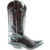 Sendra Boots 2073 Cuervo Florentic Bordeaux Donna Uomo Stivali A Punta Western Cowboy Fatto A Mano Punta Suola Cuoio Tacco Inclinato Vera Pelle Lucida