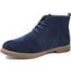 Evoga Polacchini Scarpe Uomo Scamosciate Invernali Casual (Blu, Sistema Taglie Calzature EU, Adulto, Numero, Media, 43)