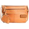 Lavalen Borsa Donna Tracolla Pelle - Borsa Tracolla Donna Piccola Multiple Scomparti - Firmata alla Moda Cerniere multiple - Borsetta a Spalla di Qualità - Borse Nera - Portamonete Regalo.
