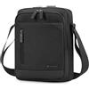BAIGIO Borsa Uomo Tracolla per Tablet ipad a 11 Pollici Borsa A Spalla Uomo Impermeabile Messenger Bag Borsello Uomo Tracolla Grande per Viaggi, Affari e Tempo Libero