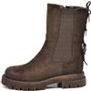IF FASHION Stivali Stivaletti Anfibi Scarpe Chelsea da Donna Platform Elastico Con Suola Track GA039