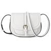 AFKOMST Borsa a Tracolla per Donne Piccola Borsetta e Borsa a Spalla Vintage Borse da Sella in Pelle Vegana, bianco, Small