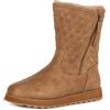 Skechers Keepsakes 2.0 Morning Walks - Stivaletti da donna, Pelliccia sintetica Micropelle Castagna, 40 EU