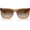 Ray-Ban Justin 0RB4165 Occhiali da sole 681413 Tam 55 / Lente marrone chiaro - Lente marrone