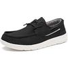 Bruno Marc Mocassini Slip-on Uomo con Lacci Elastici,Nero,41