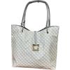 Gherardini BORSA DONNA SHOPPER Grande a 2 MANICI DA SPALLA GH 0323 (AVORIO)