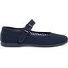 Pisamonas Scarpe Ballerine Cinturino Bambina Tela Fibbia Taglie Grandi