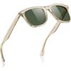Carfia Occhiali da Sole Uomo Polarizzati Occhiali Sportivi UV400 Cat 3 per Golf Esterno Guida Pesca CA5356