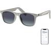 GetD Occhiali Bluetooth,Open-Ear Smart Glasses, Large Square occhiali da sole polarizzati,Audio Sunglasses Bluetooth5.4, anti-perdita di suono, riduzione rumore chiamate, lenti UV, design unisex